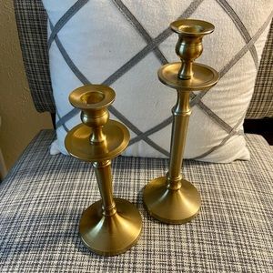 Gold Matching Candlesticks